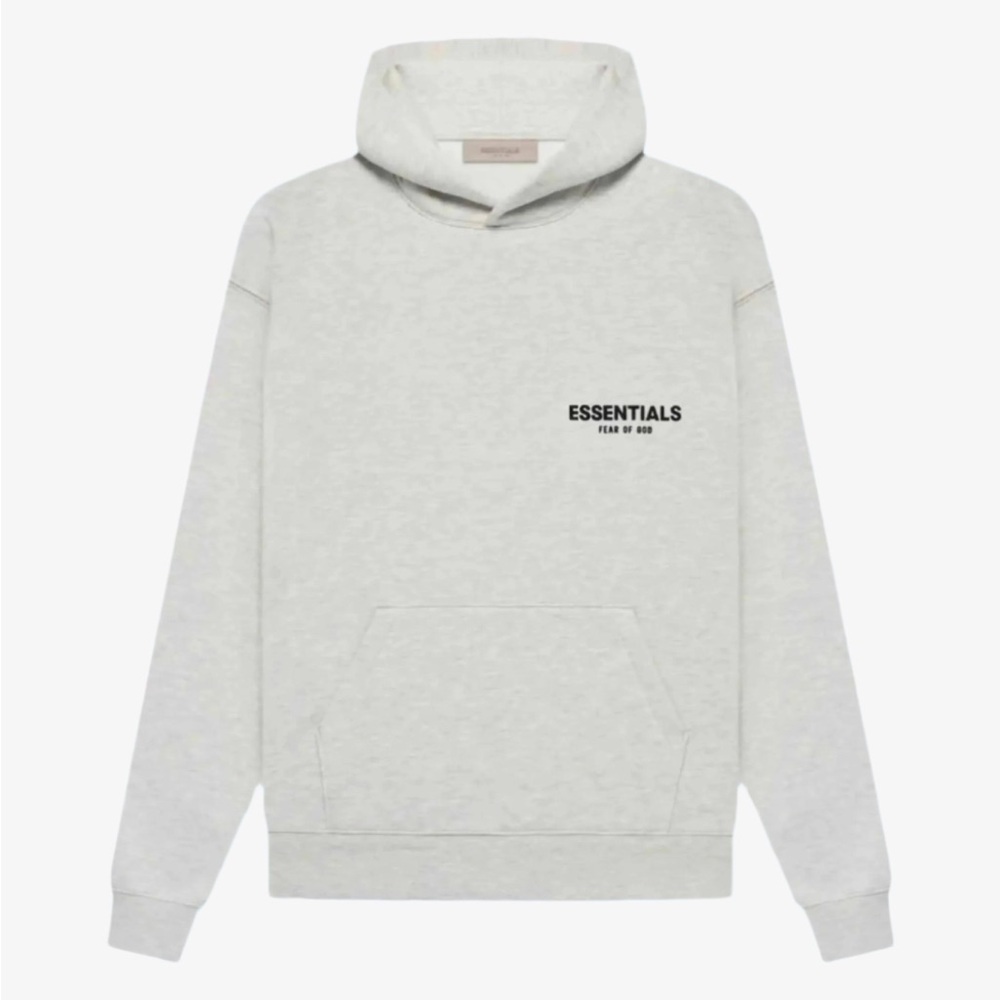 NEW WITH TAGS Fear Of God Essentials Hoodie Light Oatmeal Large